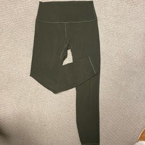 Lululemon green align leggings